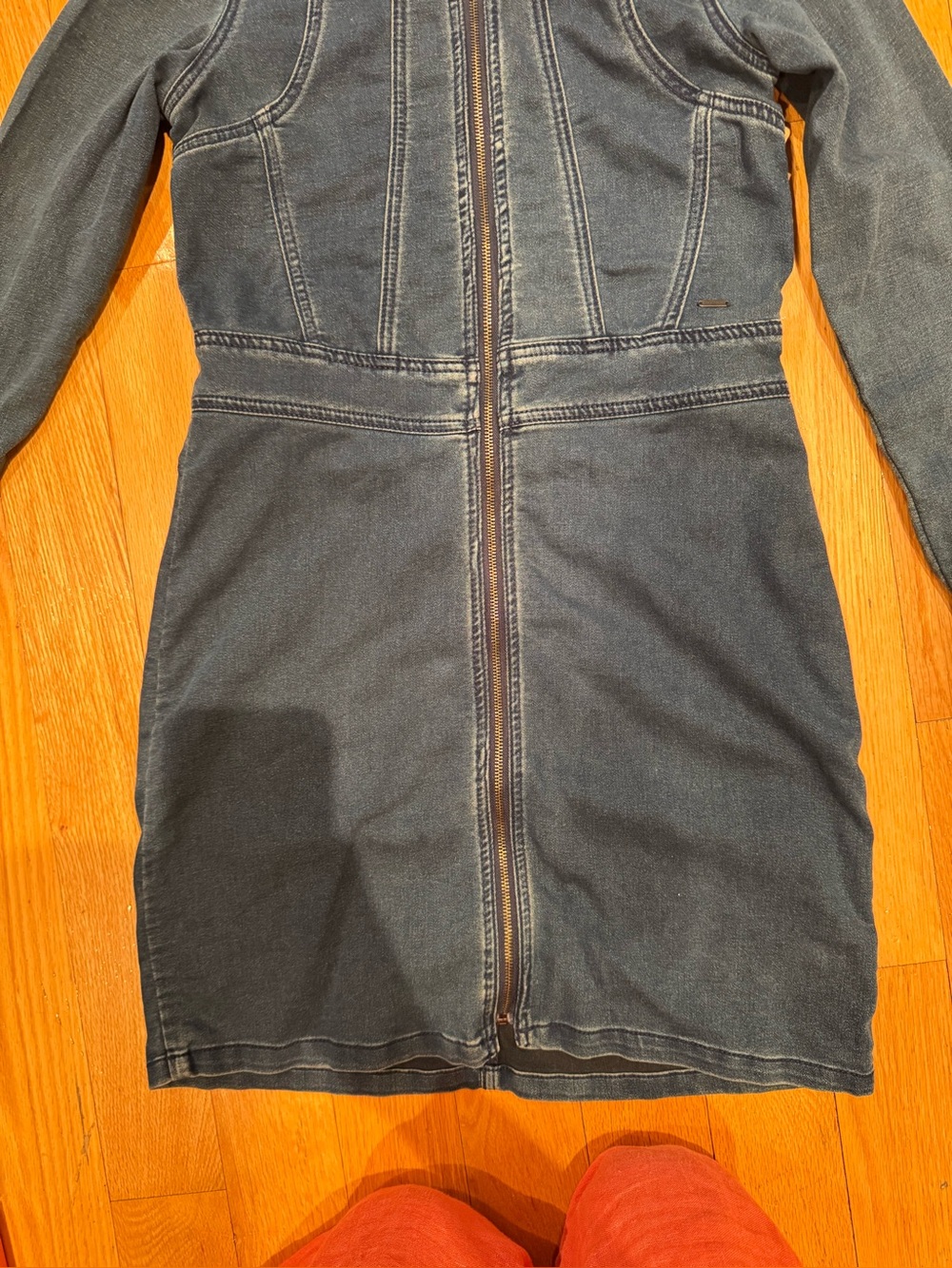 Triple five soul denim stretchy lightweight dress - Picture 4 of 12